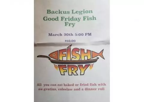 Fish Fry in Backus